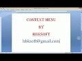 VB NET In Urdu 43 - Using Context Menu in Visual Basic
