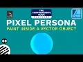 Affinity Designer Tutorial - Pixel Persona Paint Inside a Vector Object
