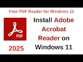 How to Install Adobe Acrobat Reader on Windows 11 Free PDF Reader for Windows 11