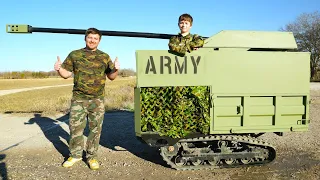 Hudson Has an Army Tank