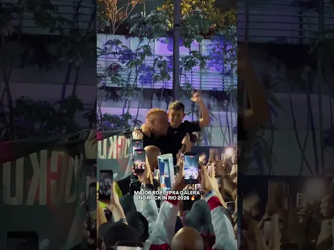POV: Você ficou cara a cara com @MajorRD  no #RockinRio2026 😮‍💨❤️#WarnerMusicBRNoRiR26