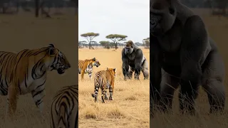 Angry Tiger Sound Gorilla Does The IMPOSSIBLE Against Tigers You Won T Believe This 