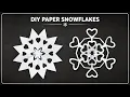 DIY Paper Snowflake Craft Easy Beautiful Artofhandmade62