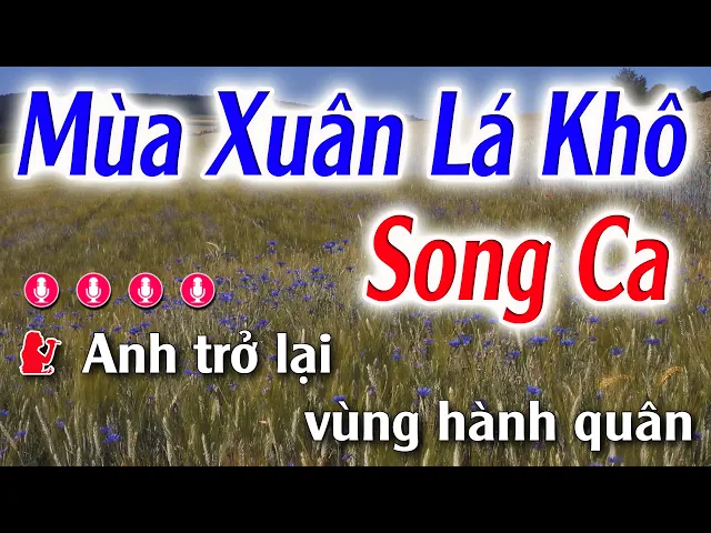 Mùa Xuân Lá Khô Karaoke Song Ca ( Abm ) Đăng Khôi Karaoke - Beat Chuẩn Dễ Hát