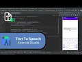 How to create Text To Speech in Android Studio Java