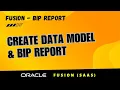 Create your first Oracle Fusion BIP report and data model BIP report create from scratch for paas