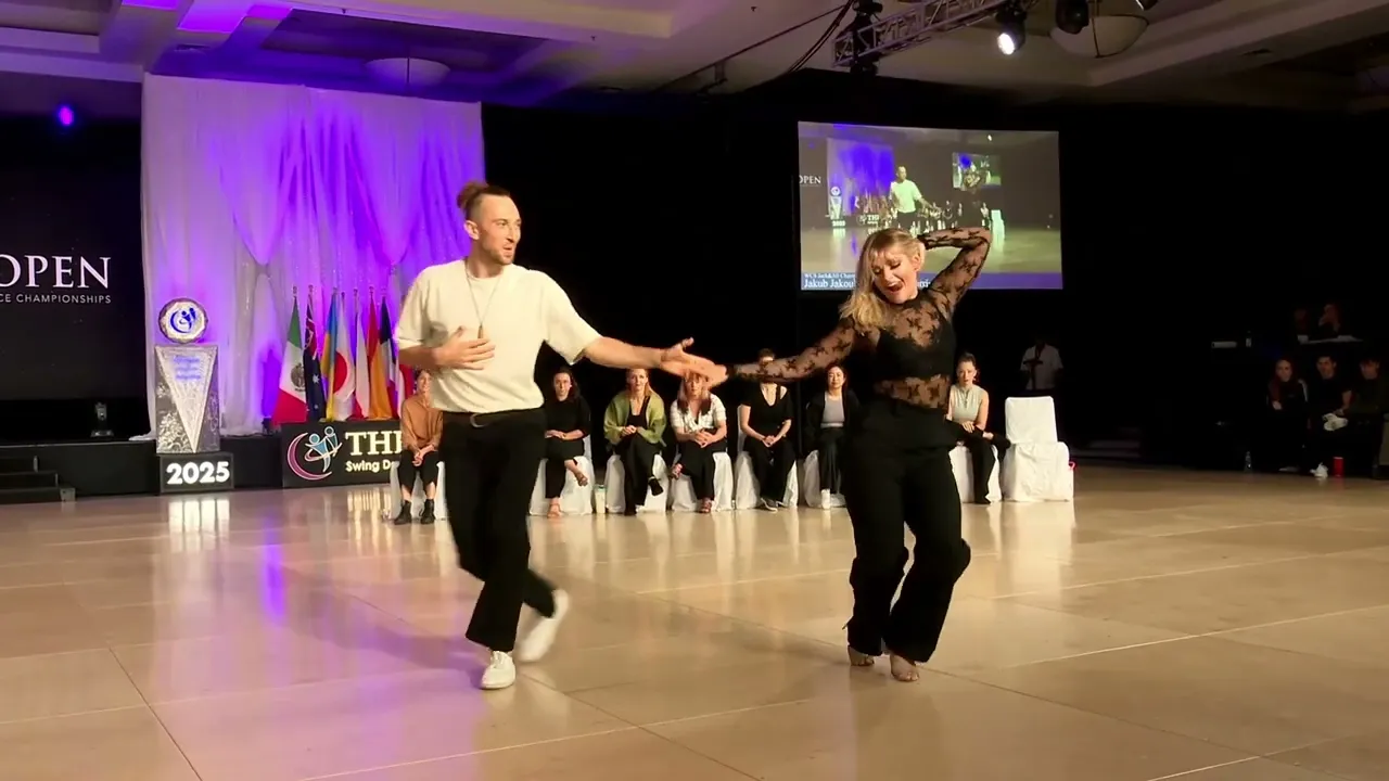 Jakub Jakoubek and Alexis Garrish - Jack & Jill Swing - Champions Finalist - The Open 2025