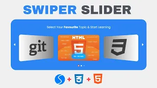 Responsive Card Slider using HTML CSS and Swiper JS With free source code