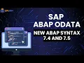 58 New ABAP Syntax 7 4 and 7 5