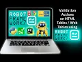 Validation Actions on HTML Table using Robot Framework Selenium Library