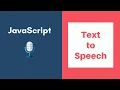 Text to Speech Converter Easy JavaScript html Css Project