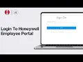 How To Login To Honeywell Employee Portal 2024 Honeywell Employee Sign In