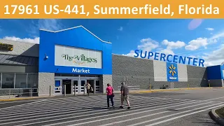 Shopping at Walmart Supercenter in Summerfield Florida at The Villages - 17961 US-441
