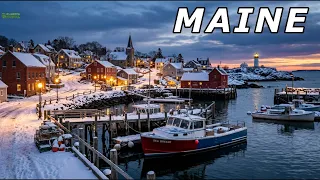 Maine:  O Estado Mais Frio e Seguro da Costa Leste:  Vale a Pena Morar no Maine?