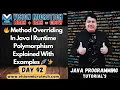 Method Overriding In Java Runtime Polymorphism Explained With Examples