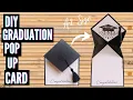 Easy DIY Graduation Card Fun Fold Card Handmade Grad gift Card Making Tutorial