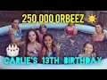 Carlie Is Turning 13 Quarter Of A Million Orbeez In Our Pool Part 1