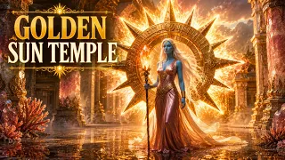 ☀️ LOS SERES LEMURIANOS TE INVITAN AL TEMPLO DEL SOL DORADO 🪸