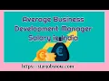 Average Business Development Manager Salary in India