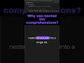 Python Nested List Comprehensions