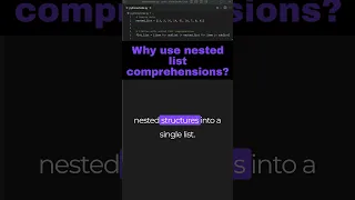 Python Nested List Comprehensions