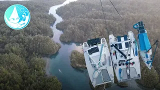 Rafting up in Kabui Bay Raja Ampat | Episode 257 (Sailing Catalpa)