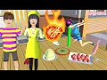 Download Lagu Yuta Dan Mio Cari Bahan Bikin Pizza Gosong Tapi...😱🤣🍕 | Sakura School Simulator | Happy Alicia