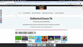 Introduction to the unblocked games 76 website