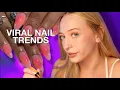 I Tried Recreating 5 Viral Nail Trends