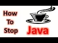 How to Disable Java Updates in Windows