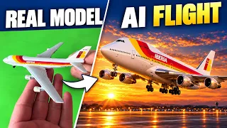 From Real Model to AI Flight | Iberia Boeing 747-200