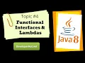 Functional Interfaces And Lambda Expression