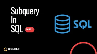 Subquery In SQL Advanced SQL Tutorial SQL Subquery Tutorial With Examples Correlated Subquery