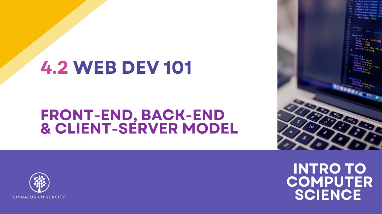 Web Dev 101 - Front-End, Back-End, & Client-Server Model