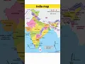India political map #india #map #shorts