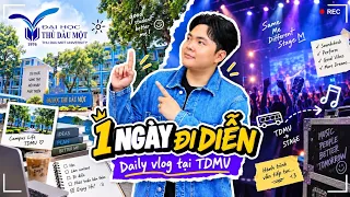 1 Ngày Đi Diễn Của Andiez tại TDMU | Suýt Nữa Thì, Một Phút,...| Vblog 5