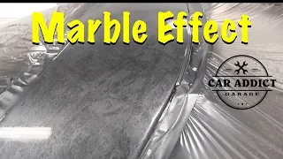 How to Custom Paint A Car With Marble Effect EASY