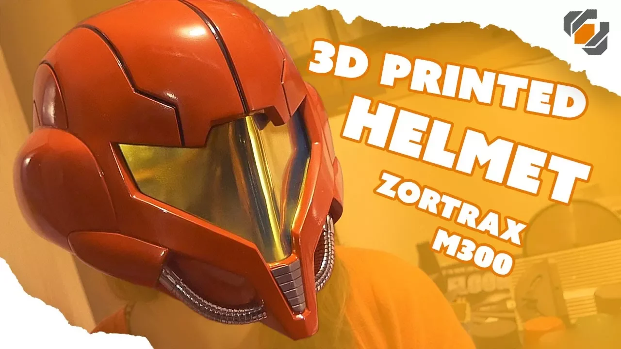3D Printing a Samus Metroid Helmet - Zortrax M300