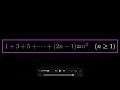 Proof by Induction The Sum of Odd Numbers Visualised