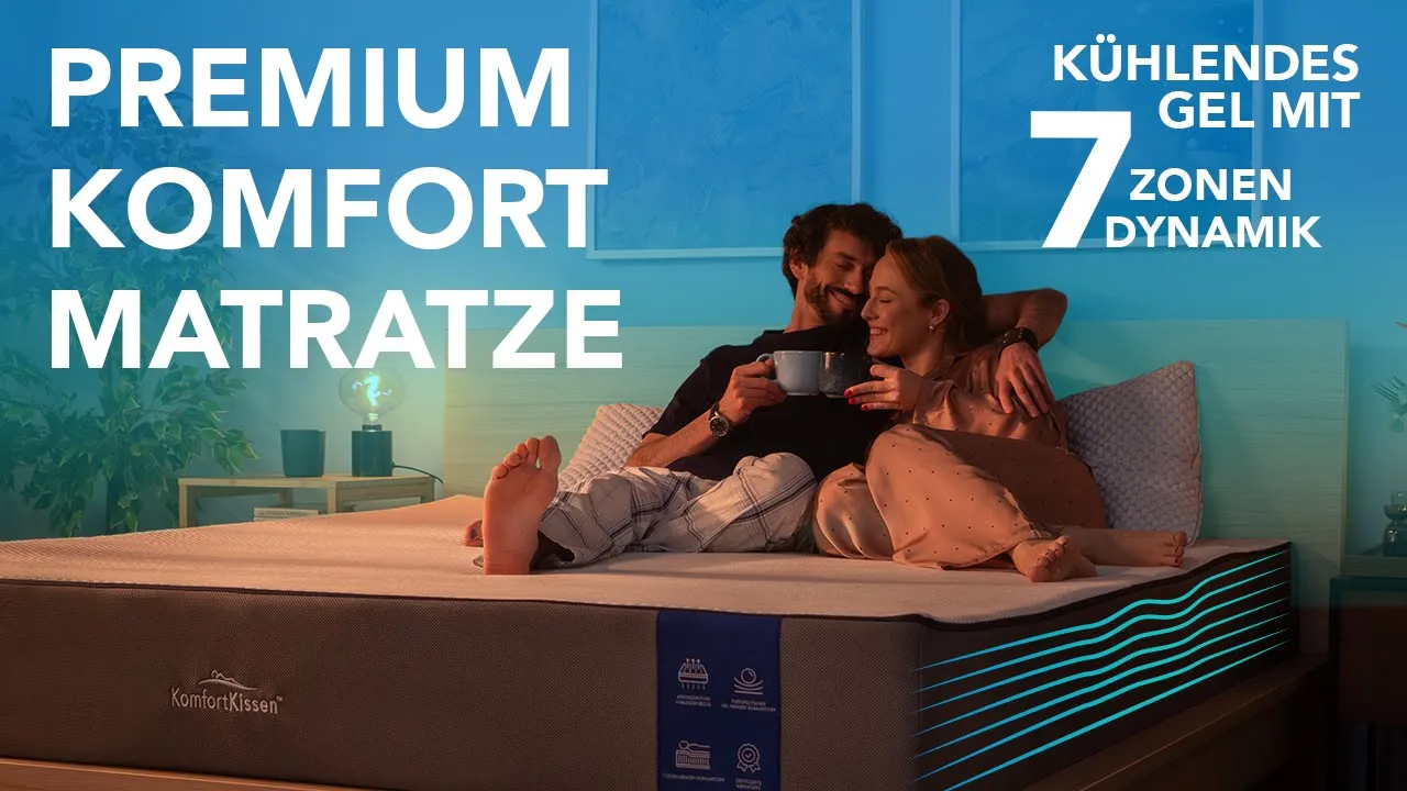 KomfortKissen — KomfortKissen Premium Comfort Mattress - Revolutionary Comfort (YouTube video ad)