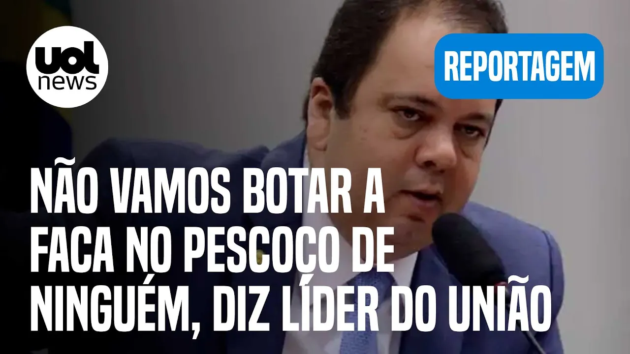Lula e União Brasil: Não vamos botar a faca no pescoço de ninguém, diz líder do partido