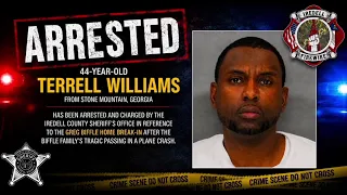 ARREST MADE IN THE GREG BIFFLE BREAK IN AFTER HIS TRAGIC PASSING