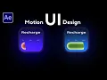 Modern UI Animation Tutorial After Effects Motion Graphics