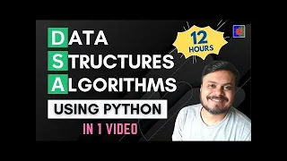 Data Structures and Algorithms using Python Mega DSA in Python in 1