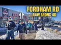 Raw Fordham Road - Shops Vendors Real Bronx Vibes Full Stretch 4K Bronx Walking Tour