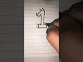 Lagu 3D 1 number Letter #viral #youtubeshort #ytshortsindia #shorts #new #trending #tiktok #video #art #n