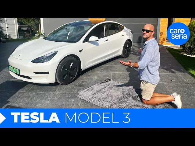 Elektryczna Tesla model 3, czyli dołączyłem do sekty! (TEST PL/ENG 4K) | CaroSeria