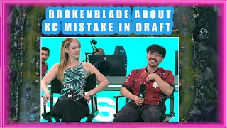 G2 BrokenBlade About KC MISTAKE in DRAFT G2 vs KC