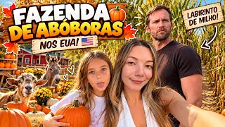 #Vlog FOMOS PARA UMA FAZENDA DE ABÓBORAS NOS EUA!