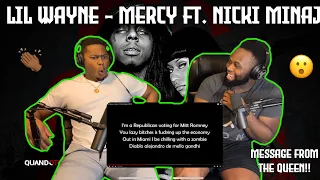Lil Wayne - Mercy ft. Nicki Minaj  |Brothers Reaction!!!!